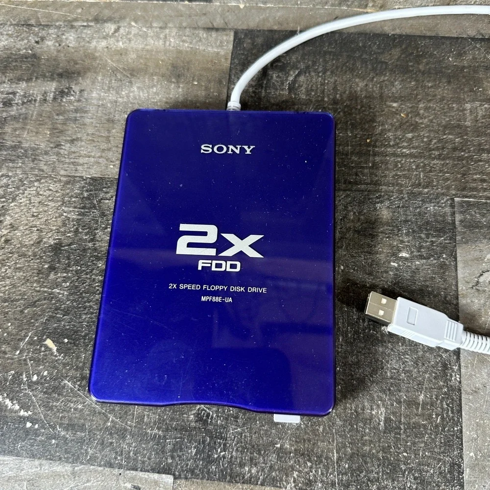 Sony 2X FDD MPF88E-UA USB External 3.5